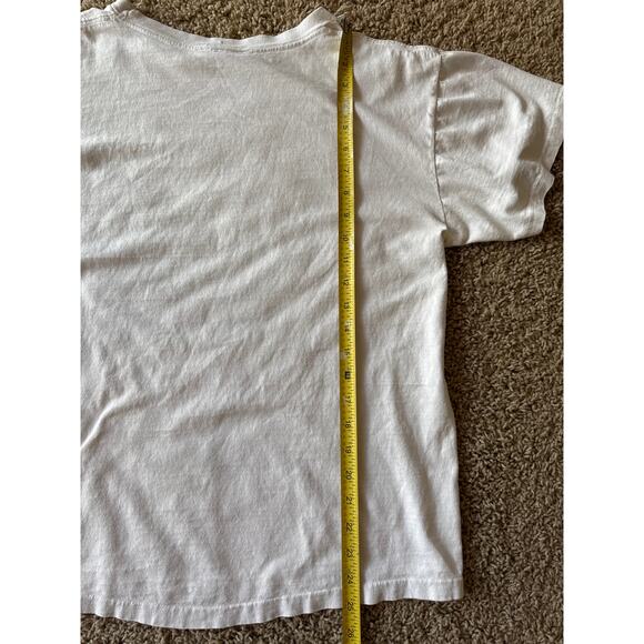 Vintage Portofino Italy USA Made Guess by Marciano Single Stitch White L T-shirt - Picture 7 of 8